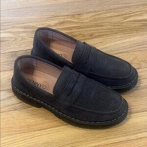 Faux suede Loafers in Brown